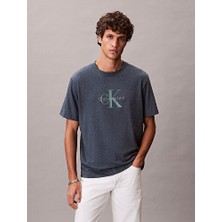 Calvin Klein Erkek Ss Hero Monologo 20's Grafik Detaylı T-Shirt