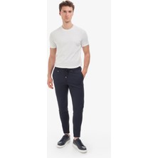 Pierre Cardin Lacivert Ex. Slim Fit Beli Kordonlu Klasik Jogger Pantolon 50325158-VR033