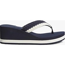 Tommy Hilfiger Th Kadın Scandi Wedge Summer Sandalet