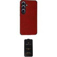 TKÇ Ieg™ Galaxy S24 Kılıf Doruk Asil Koleksiyonu - Siyah 6d Antistatik Mat Seramik Hayalet Nano Ekr