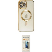 TKÇ Ieg™ Iphone 12 Pro Max Kılıf Nova Işık Özel Seri - Siyah 6d Mat Seramik Hayalet Nano Ekran