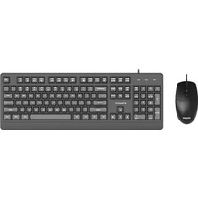 Philips Phılıps SPT6247B Q Türkçe USB Standart Klavye+ Mouse