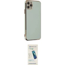 TKÇ Ieg™ Iphone 11 Pro Max Kılıf Yankı Serisi - Şeffaf Pasifik Cam Ekran Koruyucu