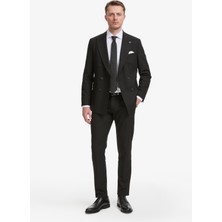 Pierre Cardin Erkek Siyah Ex. Slim Fit Takım Elbise 50325157-VR046