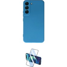 TKÇ Ieg™ Galaxy S22 Kılıf Ahenk Serisi - Siyah 3D Antistatik Seramik Nano Ekran Koruyucu