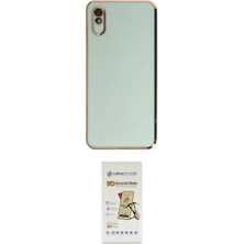 TKÇ Ieg™ Redmi 9A Kılıf Yankı Serisi - Siyah Mat Seramik Nano Ekran Koruyucu