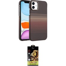 TKÇ Ieg™ Iphone 11 Kılıf Doruk Serisi - Siyah Buffer Cam Ekran Koruyucu