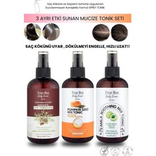 True Bee Kök Uyarımı | Dökülme Engelleme | Hızlı Uzatmaya Yardımcı 3'lü Tonik Seti
