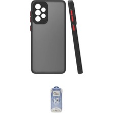 Toyigoo Ieg™ Galaxy A13 4g Kılıf Ahenk Çizgi Serisi - Siyah Joko Magic 5d Cam