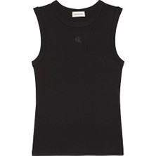 Calvin Klein Kadın Refined Pamuklu Rib Dokuma Tank Top