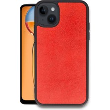 Mey İthalat Mey Ithalat®   iPhone 15 Kılıf Aras Deri Kapak - Kırmızı