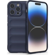 Mey İthalat Mey Ithalat®   iPhone 16 Pro Max Kılıf Optimum Silikon - Lacivert