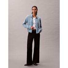 Calvin Klein Kadın Cropped Gömlek
