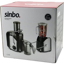 Go İthalat Katı Meyve - Sebze Sıkacak Blender Set 600W 1000ML Meyve Suyu Haznesi 2n1 SJ-3195 (5224)