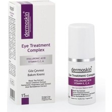 Dermoskin Göz Çevresi Kremi 15 ml Hyaluronik Asit ile Zenginleştirilmiş Bakım