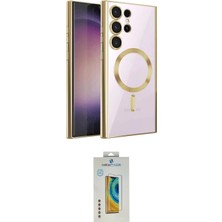 TKÇ Ieg™ Galaxy S24 Ultra Kılıf Nova Işık Özel Seri - Siyah Polymer Nano Ekran Koruyucu