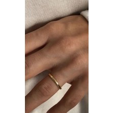 Wind Silver Çıtır Ayarlı Alyans 925