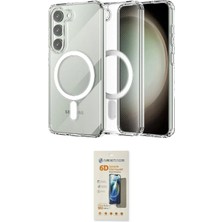 Toyigoo Ieg™ Galaxy S23 Plus Kılıf Ahenk Yansıma Prime - Siyah 6d Mat Seramik Hayalet Nano Ekran Koruyu