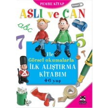 K&A Aslı ve Can ile Görsel Okumalarla Ilk Alıştırma Kitabım (Pembe )