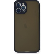 Buğz Iphone 12 Pro Max Kılıf Montreal Silikon Kapak - Lacivert