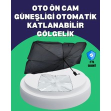 Nemere Şemsiye Tasarımlı Katlanabilir Araç Güneşliği – Geniş Uyumlu, Uv Koruma