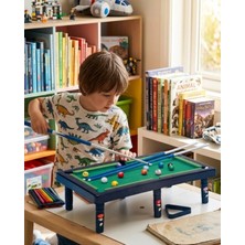 VeraGlobe Buğz Mini Bilardo Oyunu Seti Evde Eğlenceli Masa Oyunu Çocuk ve Aile