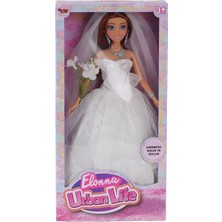 VeraGlobe Buğz WG-661048 Kutulu 29CM Gelinlikli Bebek