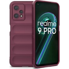 Buğz Realme 9 Pro 5g Kılıf Optimum Silikon - Bordo