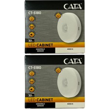 Delixa CT-5180 4000K Mıknatıslı Kabin Aydınlatma, 30 Lm, Sensörlü, 2 Adet