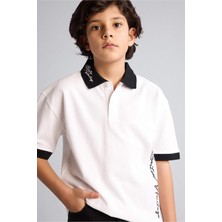 DeFacto Oversize Pike Kısa Kollu Polo Tişört Erkek Çocuk G8669A826SM
