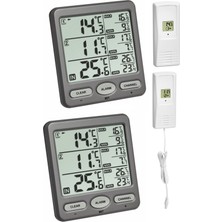 Delixa 30.3062.10 Trıo Kablosuz Iç Dış Ortam Sıcaklık Ölçer