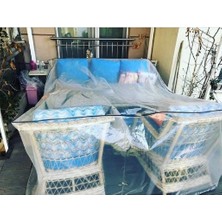 Delixa Ev Tekstili 150 * 250 Bahçe Koruma Örtüsü Şeffaf