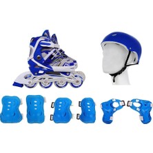 Delixa Xslide Inline Paten Set, Mavi