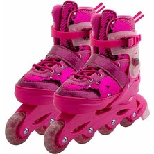 Delixa Rising Inline 4 Teker Paten Pembe Payetli