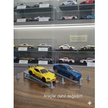 Alsare 1/64 Ölçek Diorama 2 Adet Araç Sergileme Rampası ve 8 Adet Duba