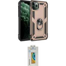 TKÇ Ieg™ Iphone 11 Pro Max Kılıf Ahenk Klasik Koleksiyonu - Siyah Polymer Nano Ekran Koruyucu