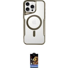 TKÇ  iPhone 16 Pro Max Kılıf Yadigar Klasik Özel Seri - Siyah Buffer Hayalet Cam Ekran Koruyucu