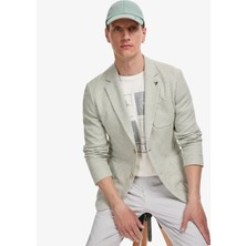 Cacharel Erkek Mint Slim Fit Mikro Desen Mono Yaka Ceket 50319084-VR090