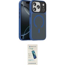 TKÇ Ieg™ Iphone 17 Pro Kılıf Doruk Form Serisi - Şeffaf Pasifik Cam Ekran Koruyucu