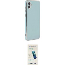 TKÇ Ieg™ Galaxy A04 Kılıf Yankı Serisi - Şeffaf Pasifik Cam Ekran Koruyucu