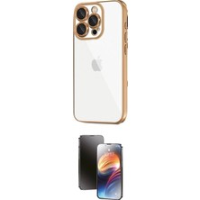 TKÇ Ieg™ Iphone 16 Pro Max Kılıf Vadi Minimal - Siyah 3D Antistatik Mat Seramik Nano Ekran Koruyuc