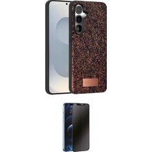 TKÇ Ieg™ Galaxy S25 Kılıf Vadi Klasik Serisi - Siyah 3D Antistatik Hayalet Cam Ekran Koruyucu