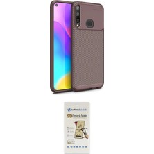 TKÇ Ieg™ P40 Lite E Kılıf Eksen Form Prime - Siyah Mat Seramik Nano Ekran Koruyucu