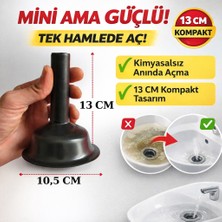 Hakan Living Mini Vakumlu Lavabo Gider Açma Pompası