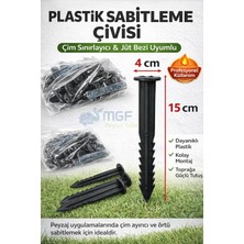 Mgf Plast Çim Ayırıcı Kazığı 50 Adet Çim Ayracı Kazığı Çim Sınırlayıcı Kazığı Çivi