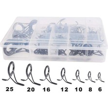 Captain Spin Kamış Halka Seti Iki Ayaklı Porselen 100LÜ Kutu 6-8-10-12-16-20-25MM