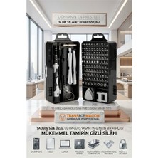 115 Parça Profesyonel Hassas Tornavida Tamir Seti  Cep Telefonu Tablet Laptop 723004