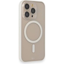 Bilfold  Iphone 14 Pro Kılıf Grand Magneticsafe Kapak - Beyaz