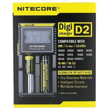Hobilinka Nitecore D2 Digi Charger Li-Ion / Nı-Cd / Nı-Mh / Lifepo4 Dijital Pil Şarj Cihazı