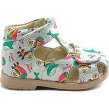 Ortoplus Deri Ortopedik Bebe Sandalet K C634 Krem - Denizaltı